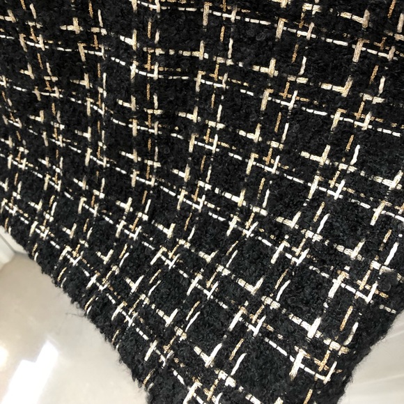 Black and Gold Tweed Dress - Picture 3 of 7